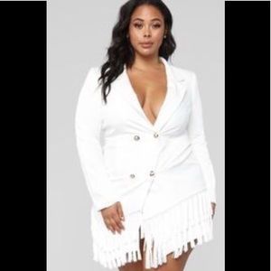 Tassel Blazer Dress